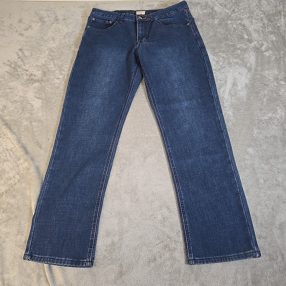 Weatherproof Jeans Mens 34x30 Blue‎ Insulated Straight Leg Relaxed Gorpcore